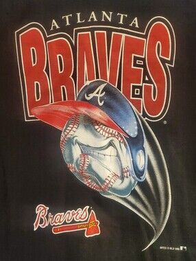 Vintage Atlanta Braves Artex TShirt VHTF! Mens 2XL